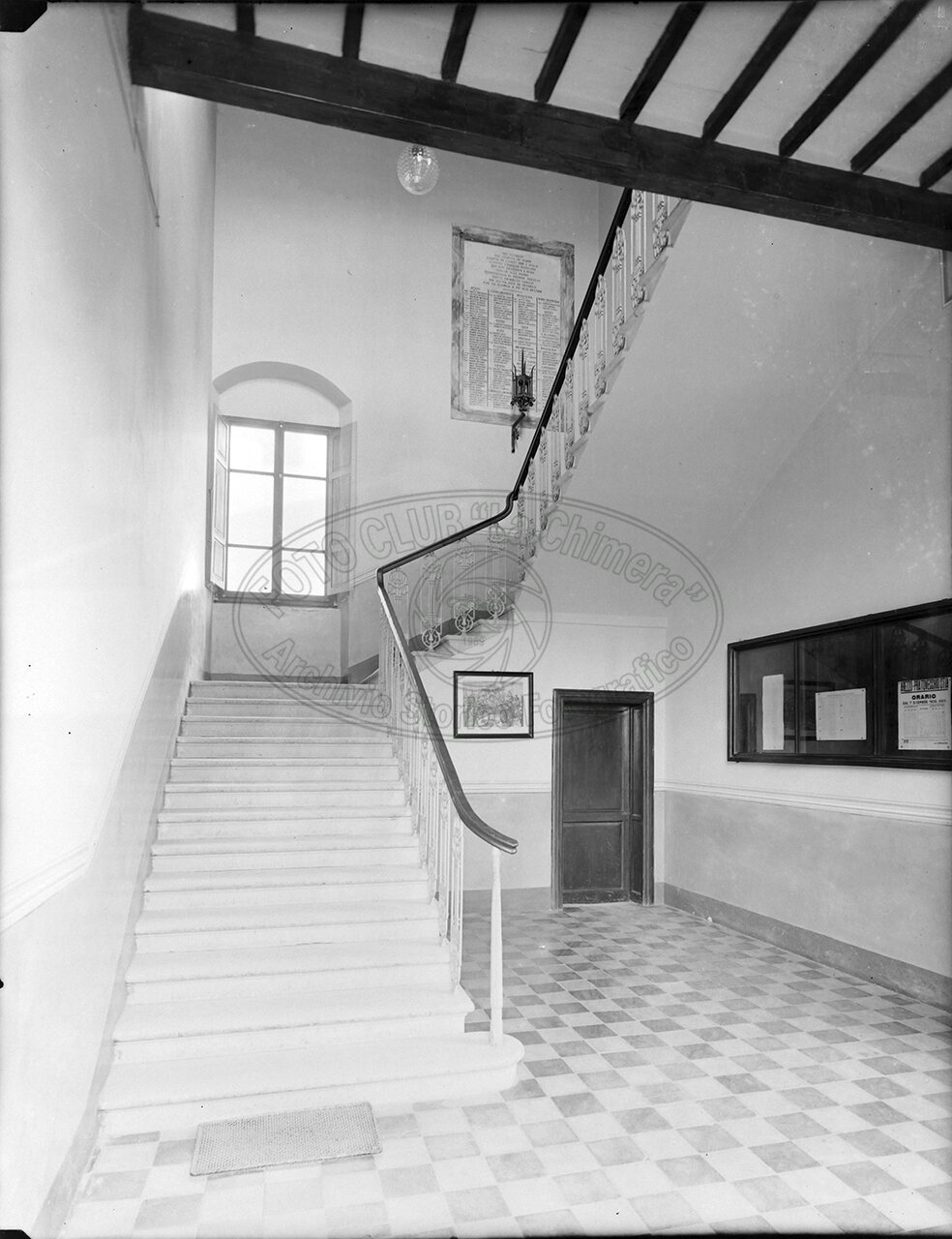Poppi Scuola Complementare Scalone 1940