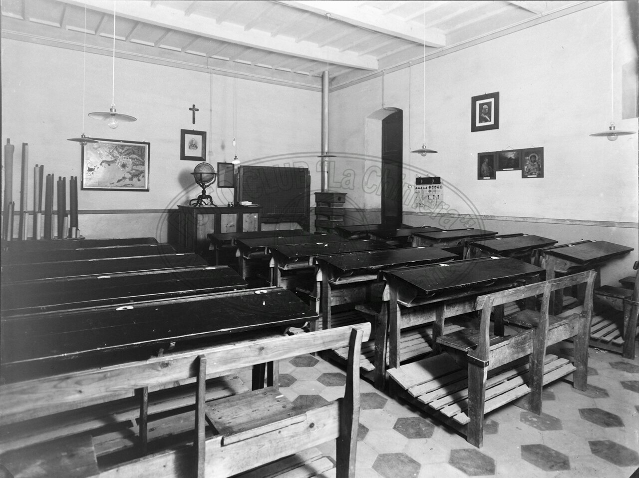Poppi Scuole Complementari Un Aula 1932