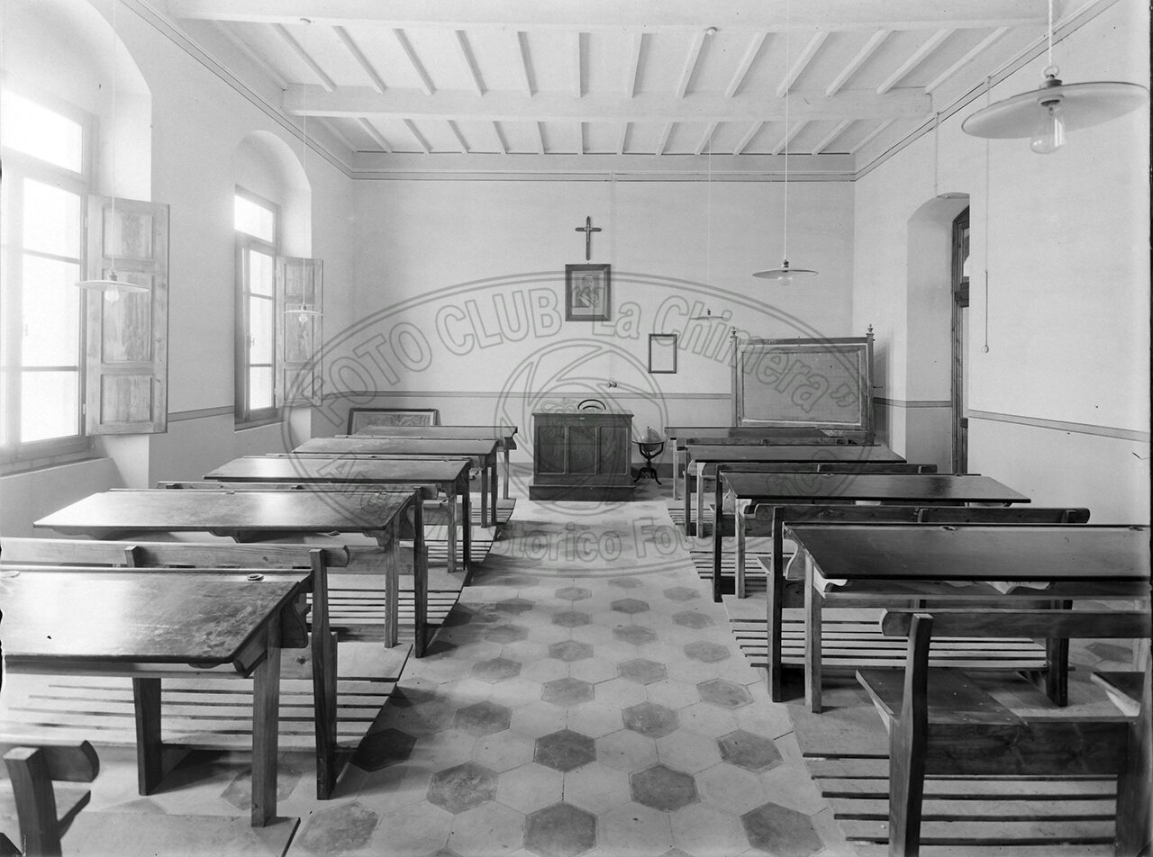 Poppi Scuole Complementari Un Aula Dicembre 1925