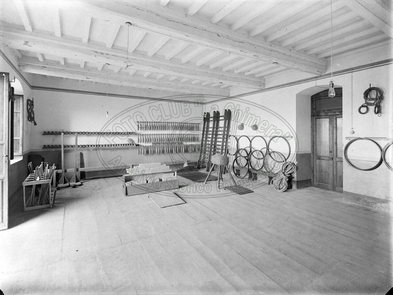Poppi Scuole Complementari Palestra Interna 8 Marzo 1926
