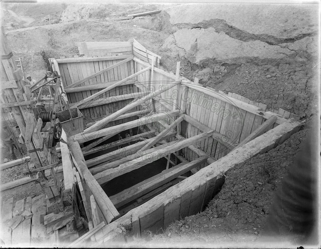 Amministrazione Provinciale Ponte Di Pratantico Lavori Fondamenta 4 5 1927 Ore 16 30