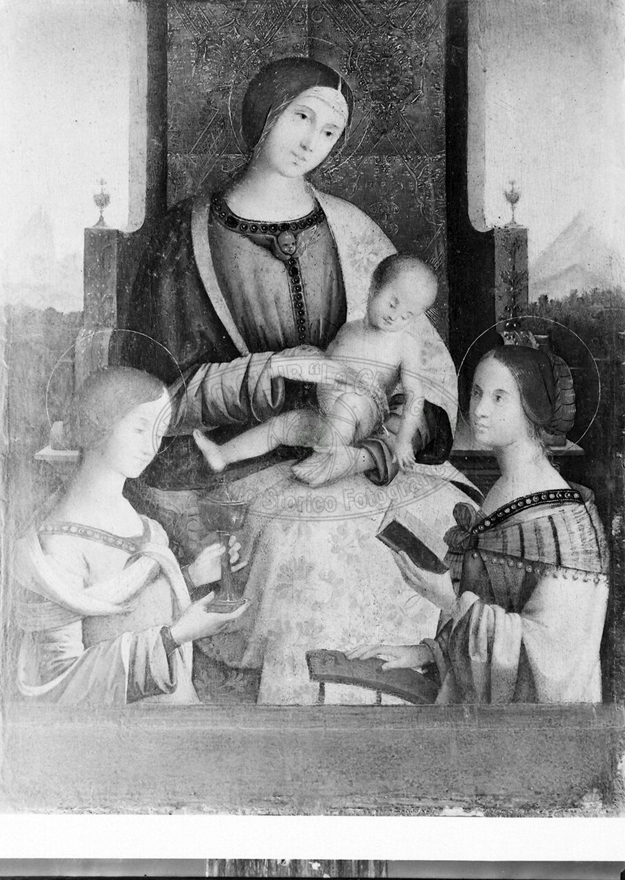 Arezzo Contessa Mancini Riproduzione Quadro Madonna