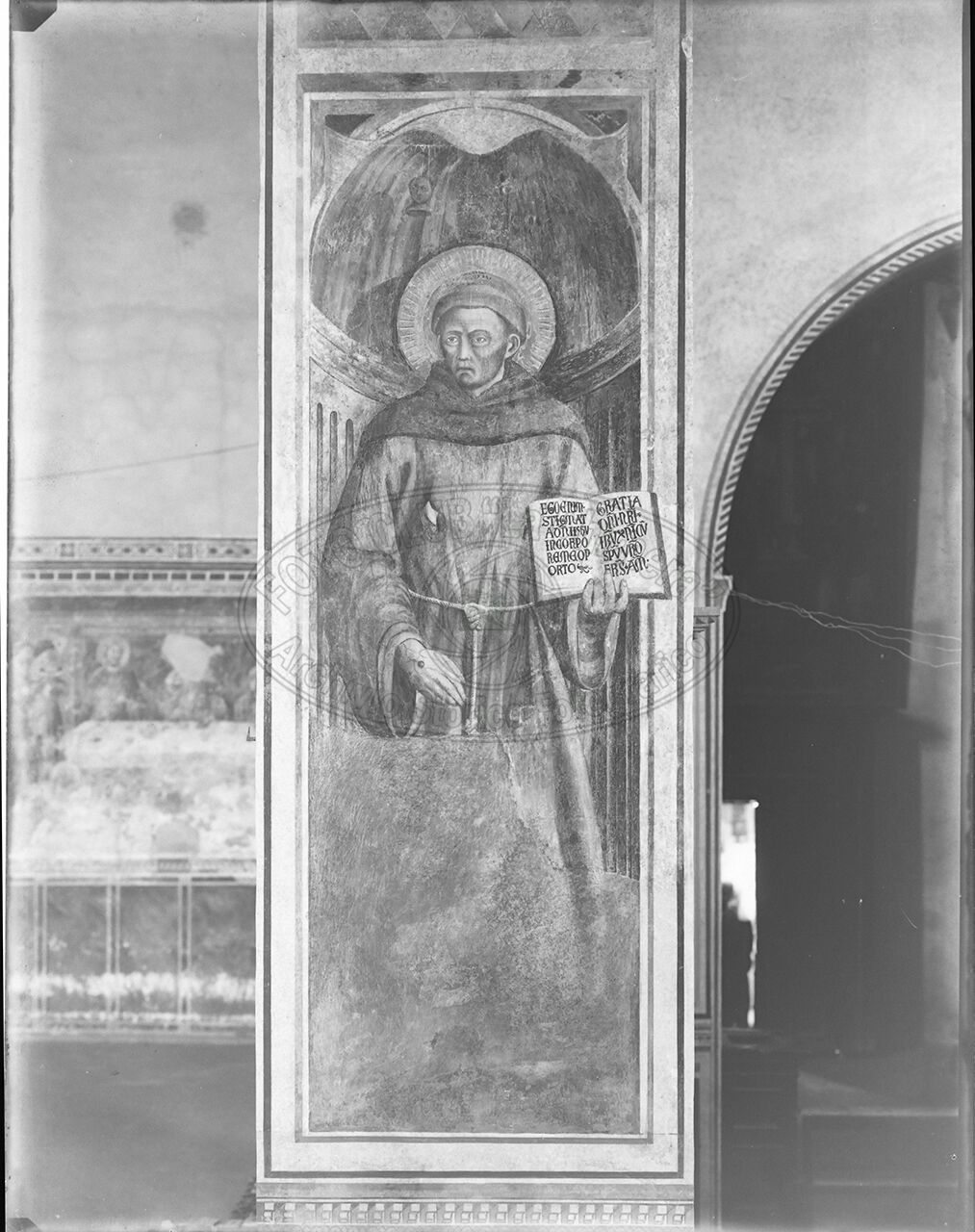 Arezzo Chiesa Di S Francesco Affresco Di S Francesco