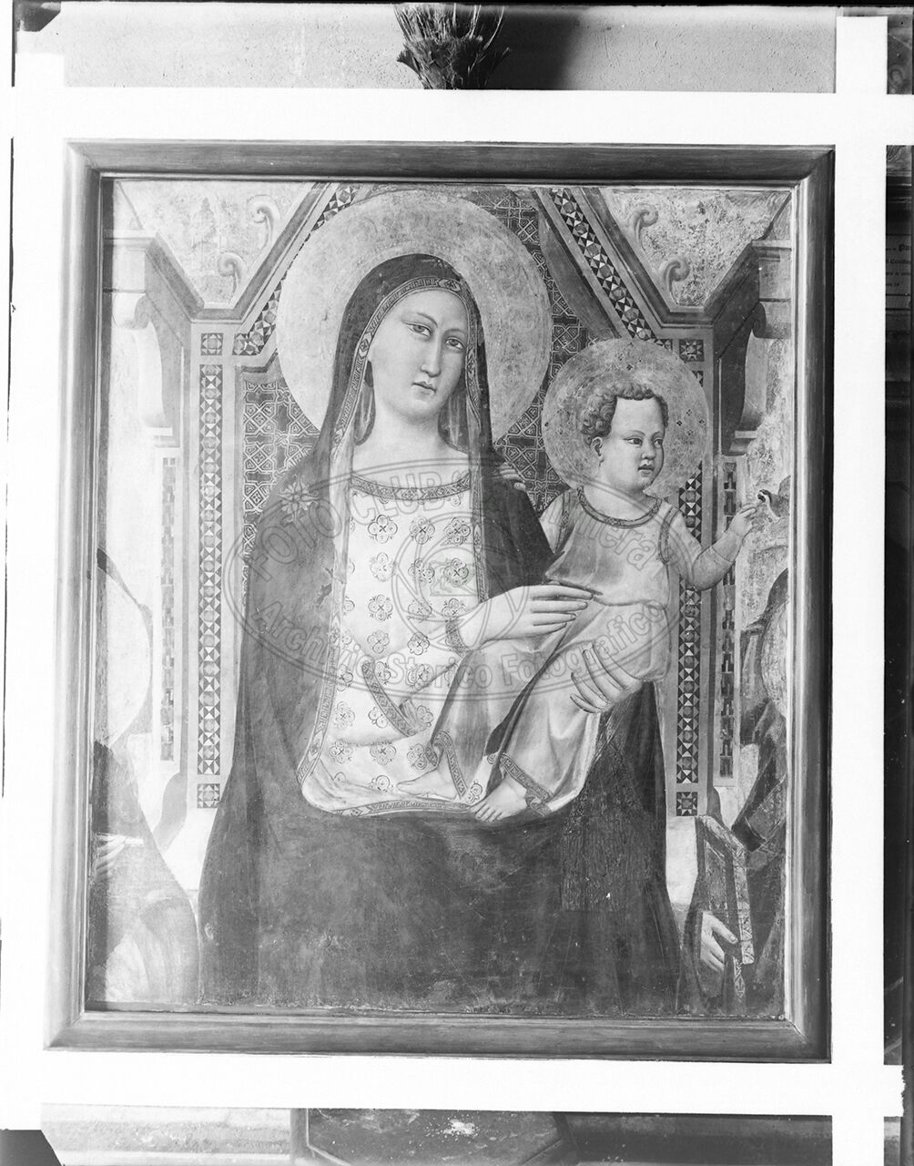 Castiglion Fiorentino Pinacoteca La Vergine Con Il Figlio Frammento Di Taddeo Gaddi Sec Xiv