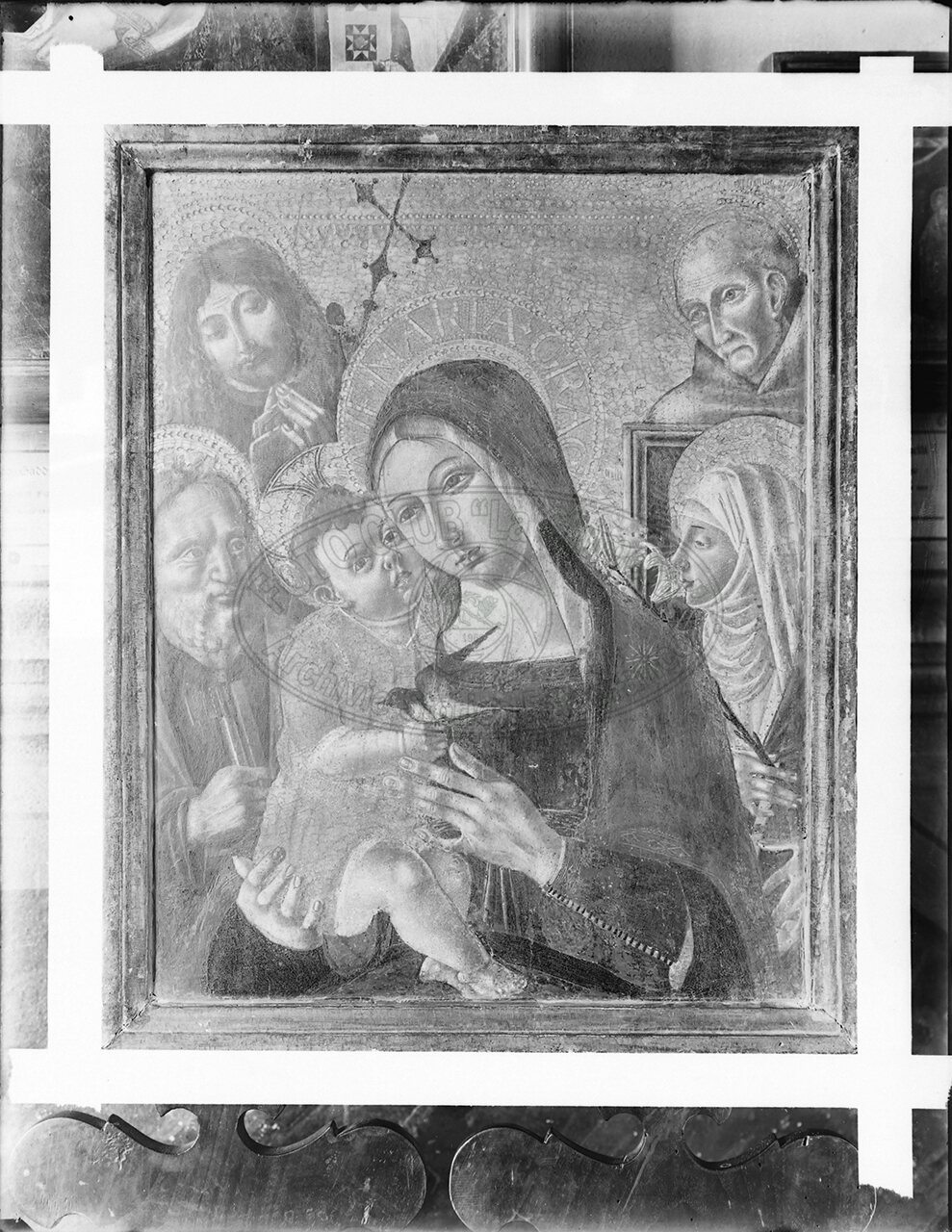 Castiglion Fiorentino Pinacoteca La Vergine Che Adora Il Figlio E S Giovannino Scuola Fiorentina Del Xv Secol