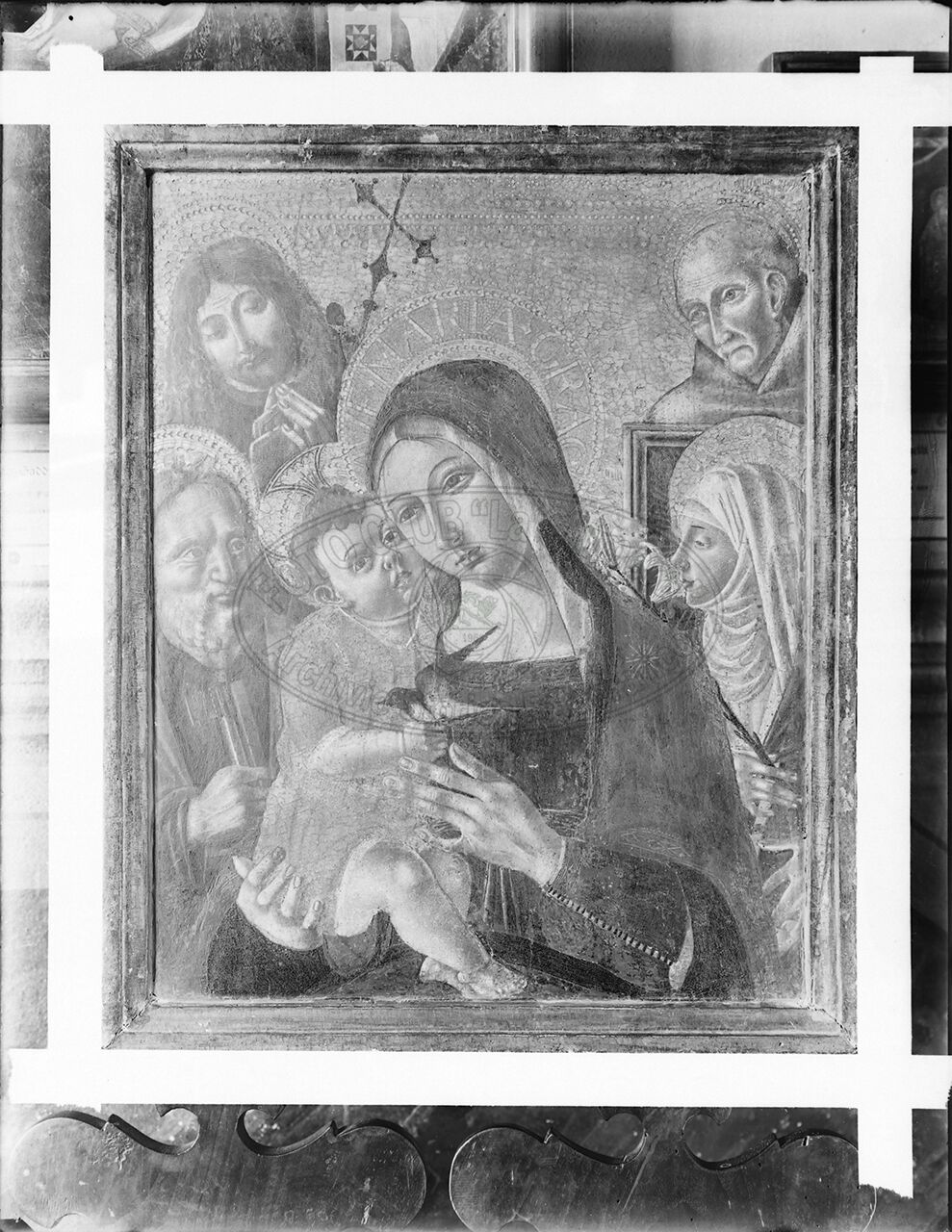 Castiglion Fiorentino Pinacoteca La Vergine Che Adora Il Figlio E S Giovannino Scuola Fiorentina Del Xv Secol