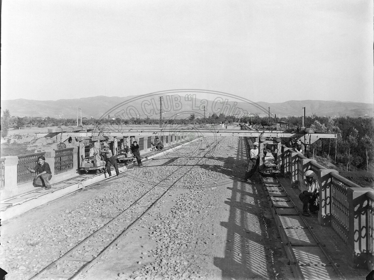Amm Pro Arezzo Ponte Di Pratantico Veduta Della Vita Sul Ponte Durante Il Lavoro