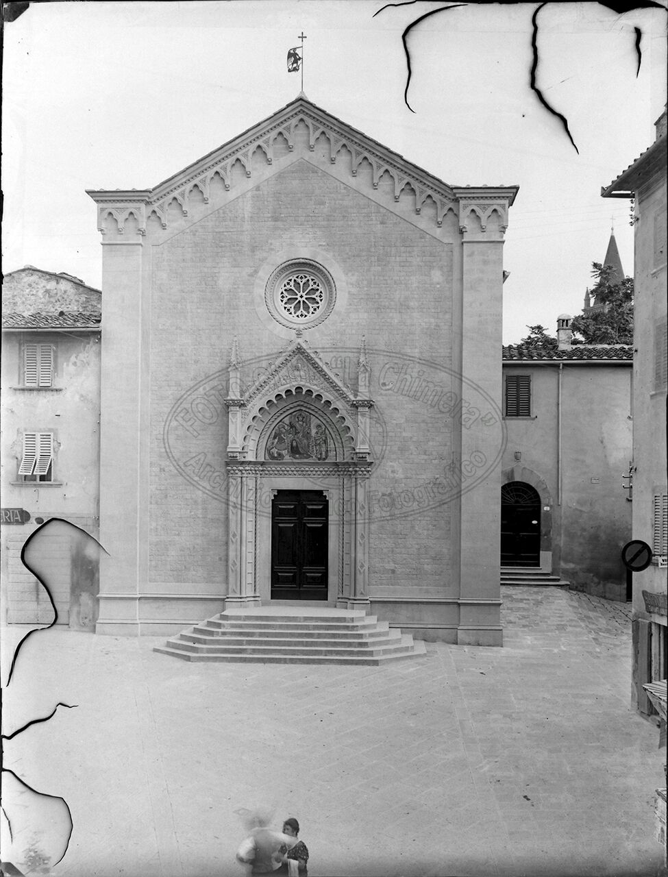Arezzo Facciata Della Chiesa Di S Michele