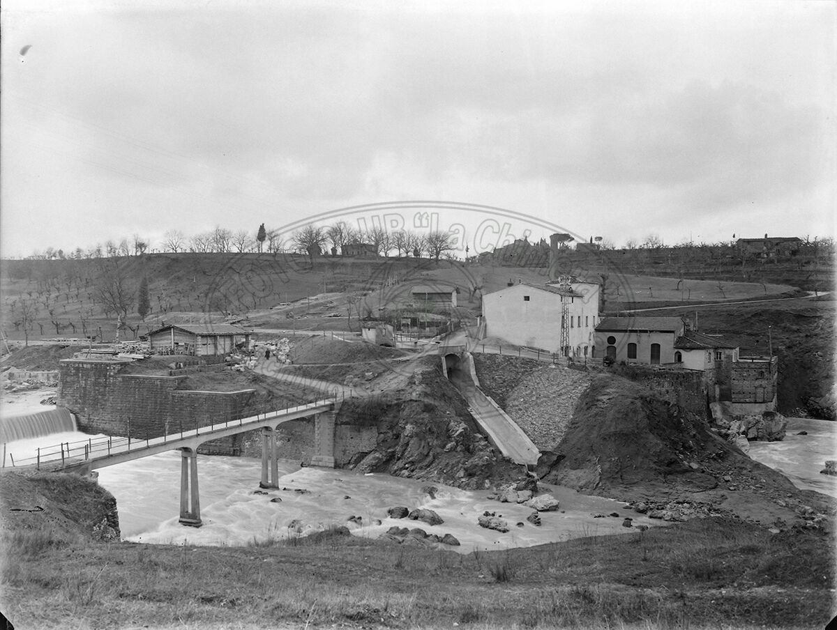 Ponte Di Pratantico Veduta D Insieme Dei Lavori 29 Febbraio 1927