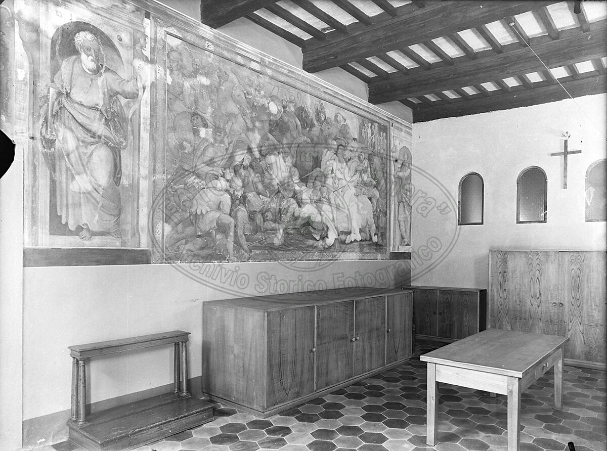 La Villa Redi Il Salone Atrio Affreschi Delle Pareti Laterali Estremo Barocco