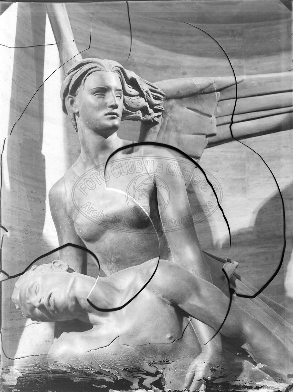Arezzo Istituto Liceo Ginnasio Monumento Ai Cadduti Particolare