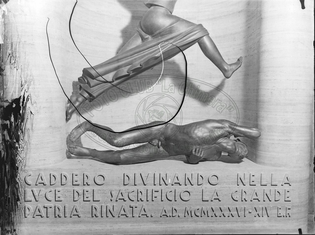 Arezzo Istituto Liceo Ginnasio Monumento Ai Casduti Particolore