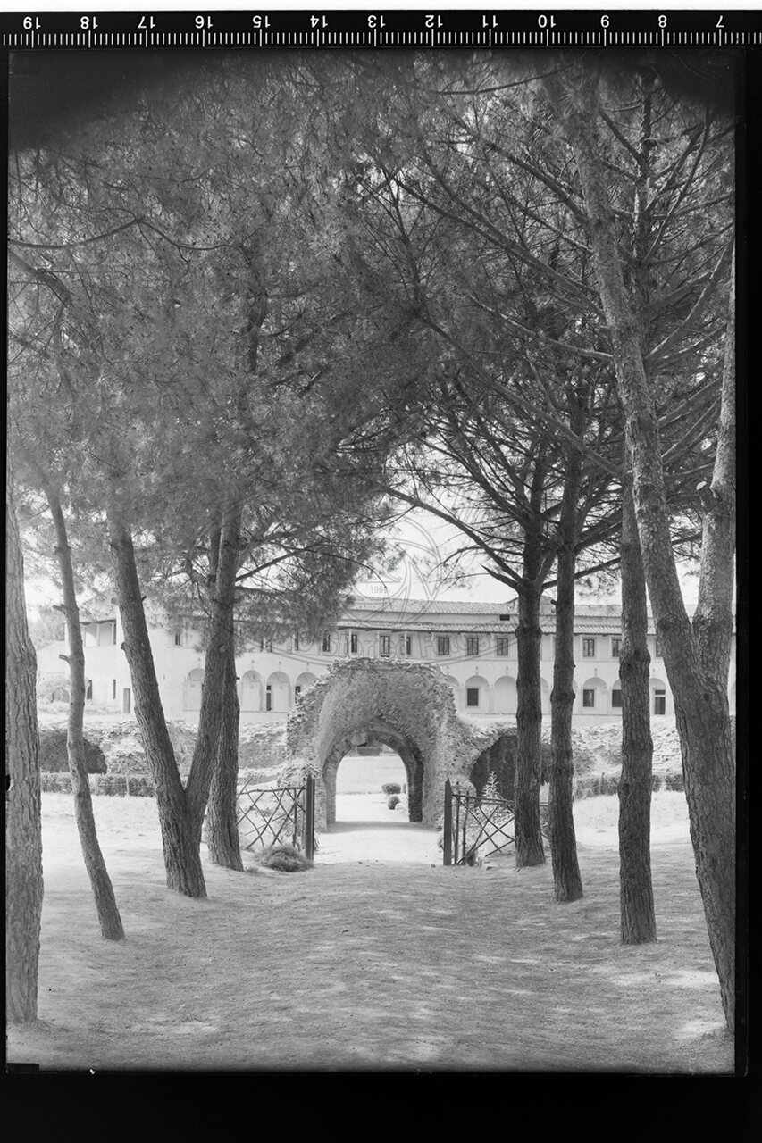 Arezzo veduta dei giardini dell anfiteatro romano