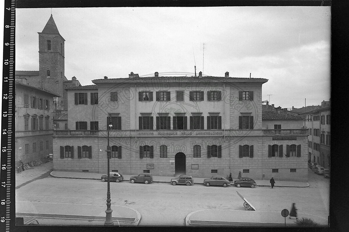 Arezzo veduta del palazzo ina
